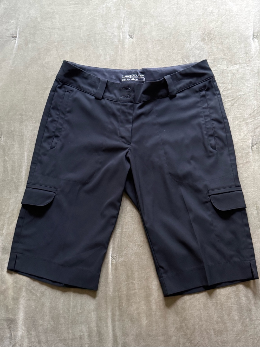 Nike Golf Dri-FIT Women’s Cargo Golf Shorts Navy Size 6 Performance Athletic